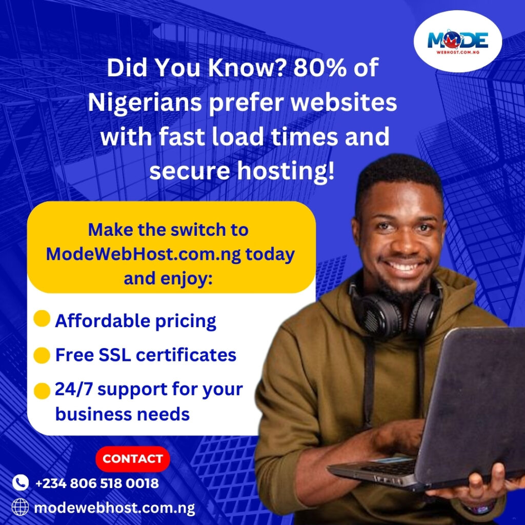 The Best SSL Certificates in Nigeria: Secure Your Website with Modewebhost.com.ng